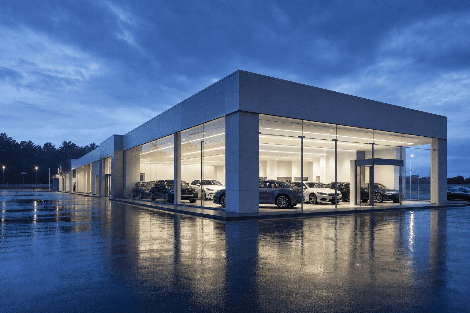 Automotive Dealership Showroom — Automotive lighting project